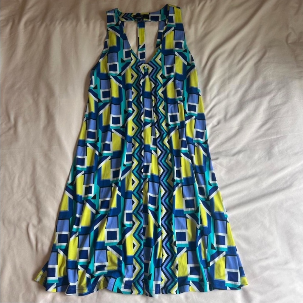 Ronni Nicole Sleeveless Geometric Dress – Size 6
